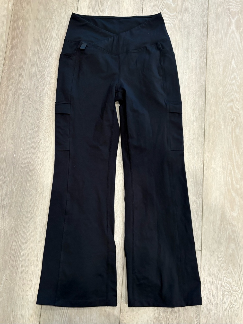 Fleece flare leggings